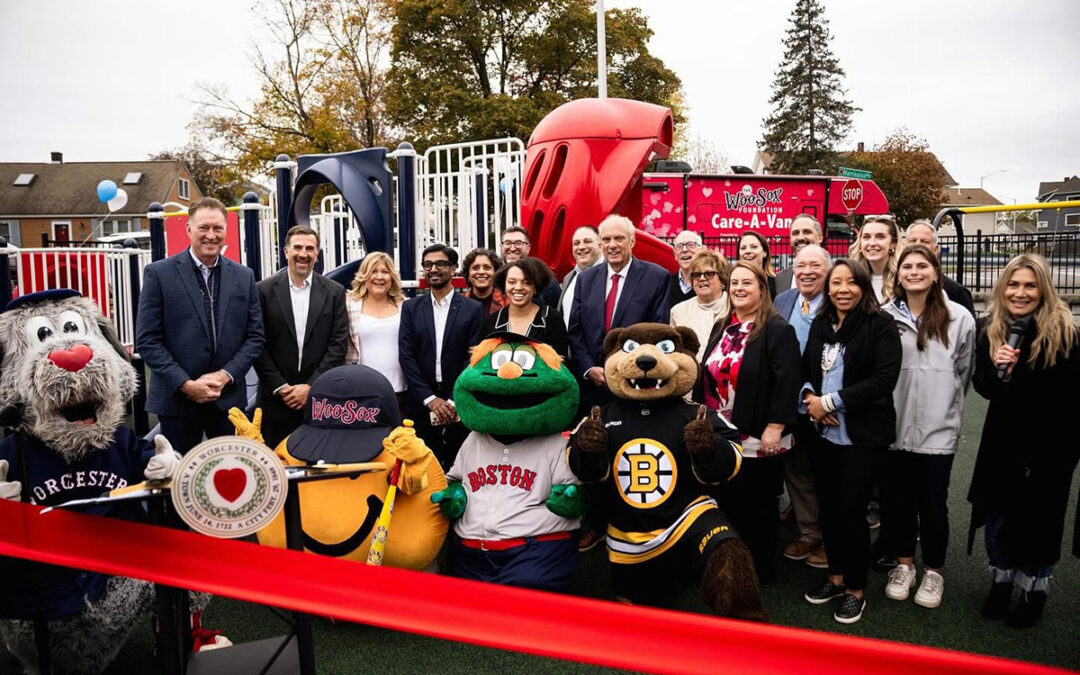 Make An Impact Foundation and NESN Unveil New Community Playground at Harrington Field in Worcester