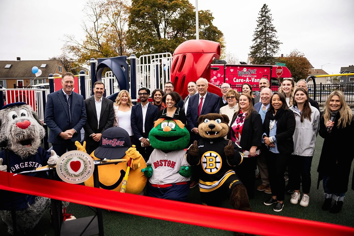 Make An Impact Foundation and NESN Unveil New Community Playground at Harrington Field in Worcester