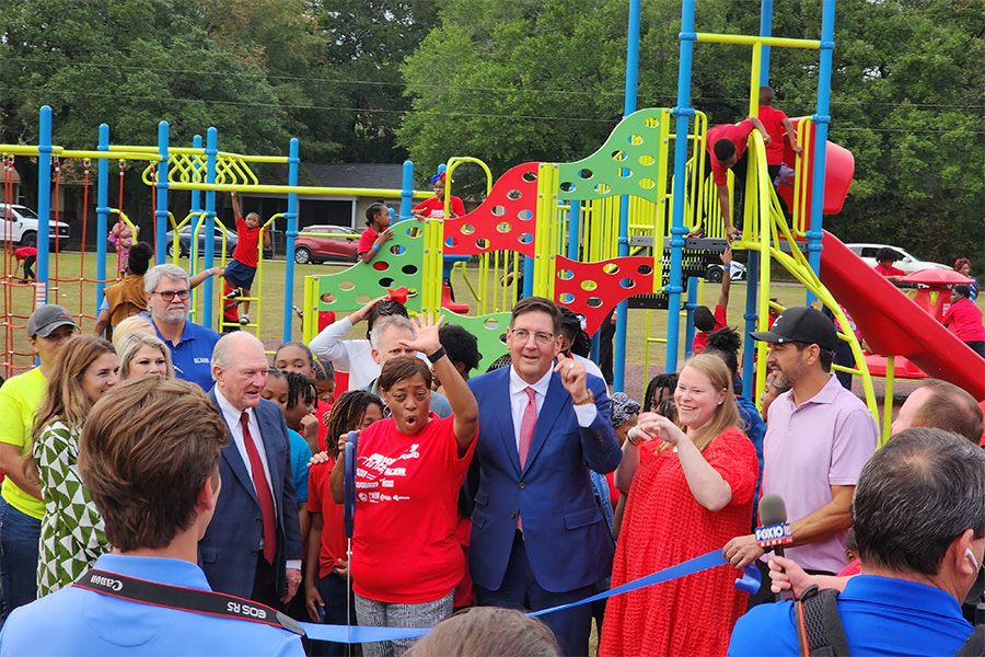 Make An Impact Foundation Opens Fourth Mobile County Playground, Bringing New Play Space to Whitley Elementary School